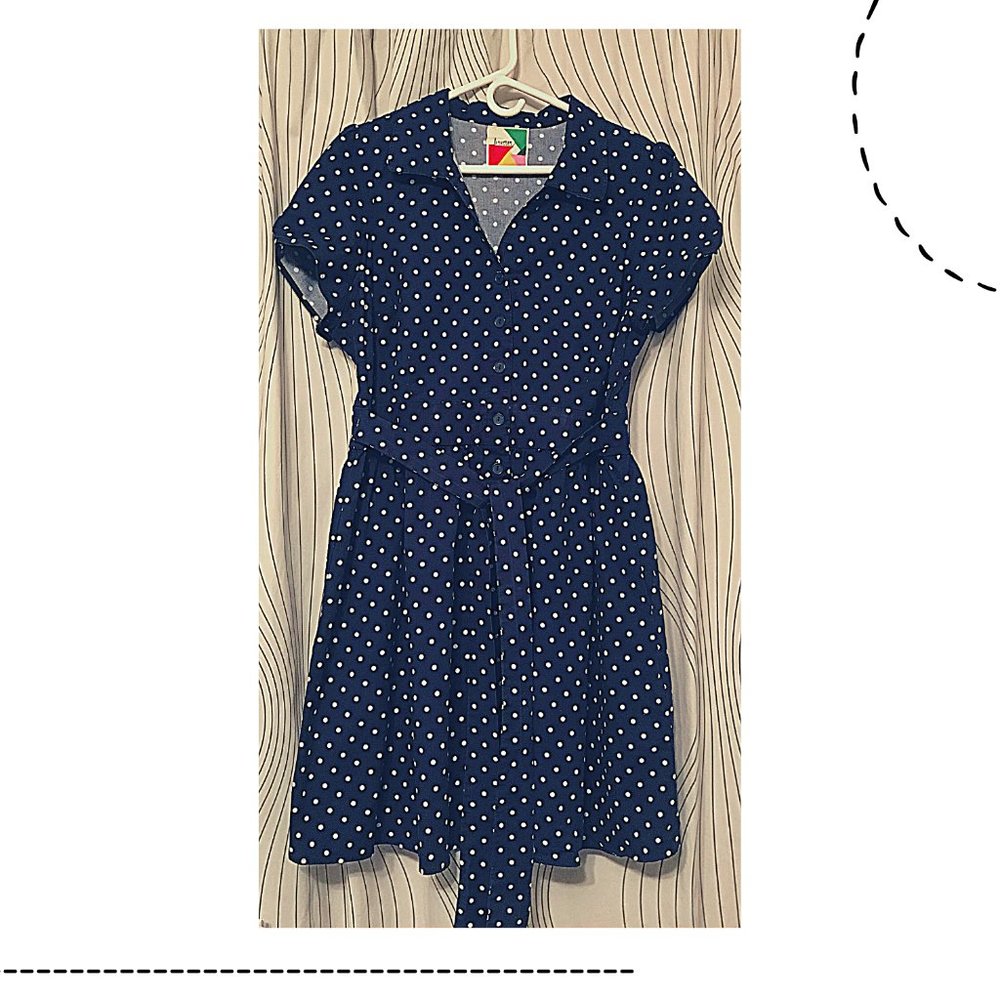 Modcloth Fervour Perky Personality Polka Dot Dress